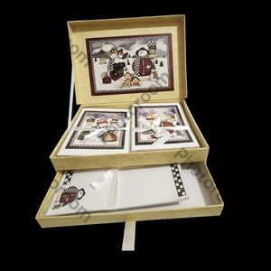 Vintage Nice Little Boxed Set Of Stationary And Cards With Envelopes